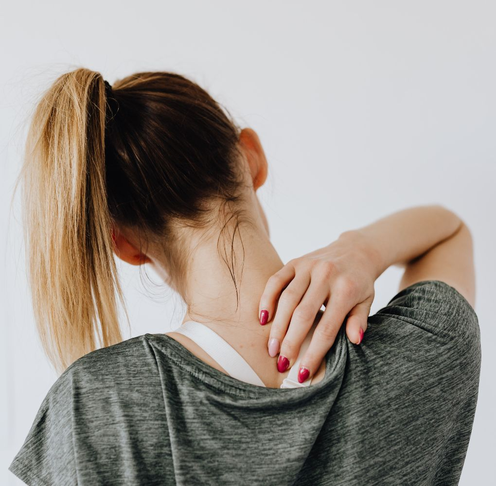 Treating neck pain from desk work